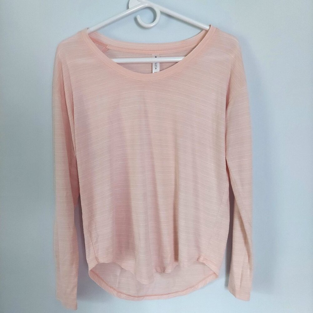 Athleta Cloudlight Stratus Striped Long Sleeve Top